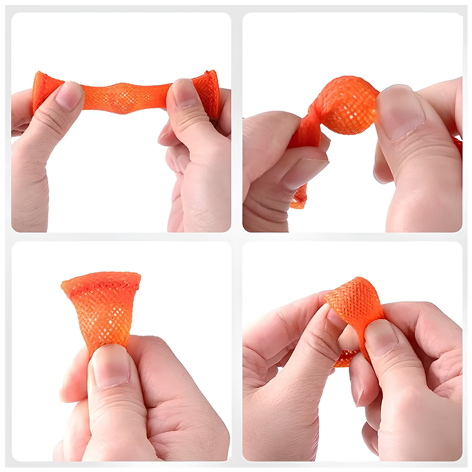 Set 3 Mallas con Bolita Sensorial Antiestrés 3
