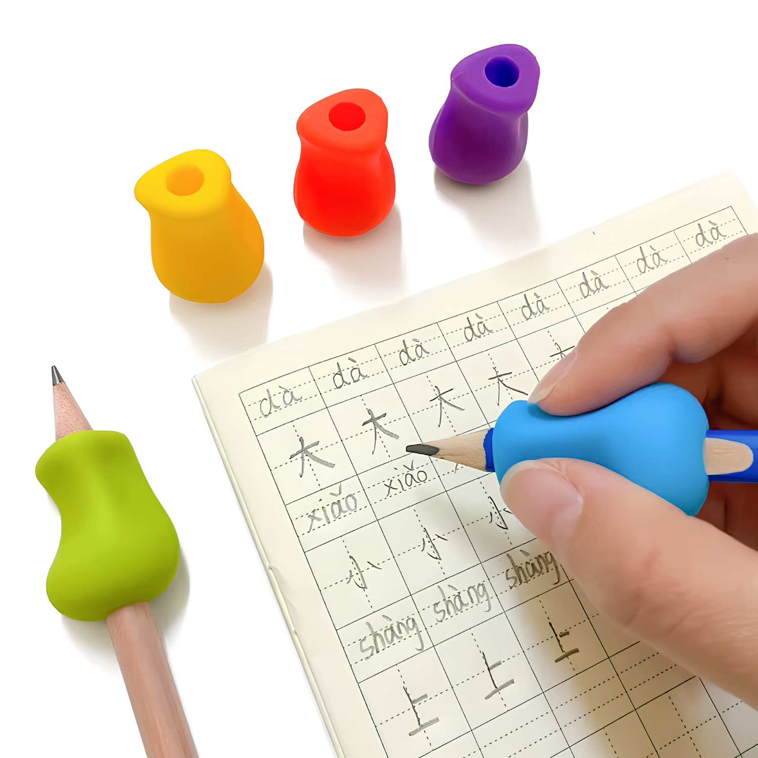 Set 3 Adaptadores Escritura Grip Perita Lápiz 2