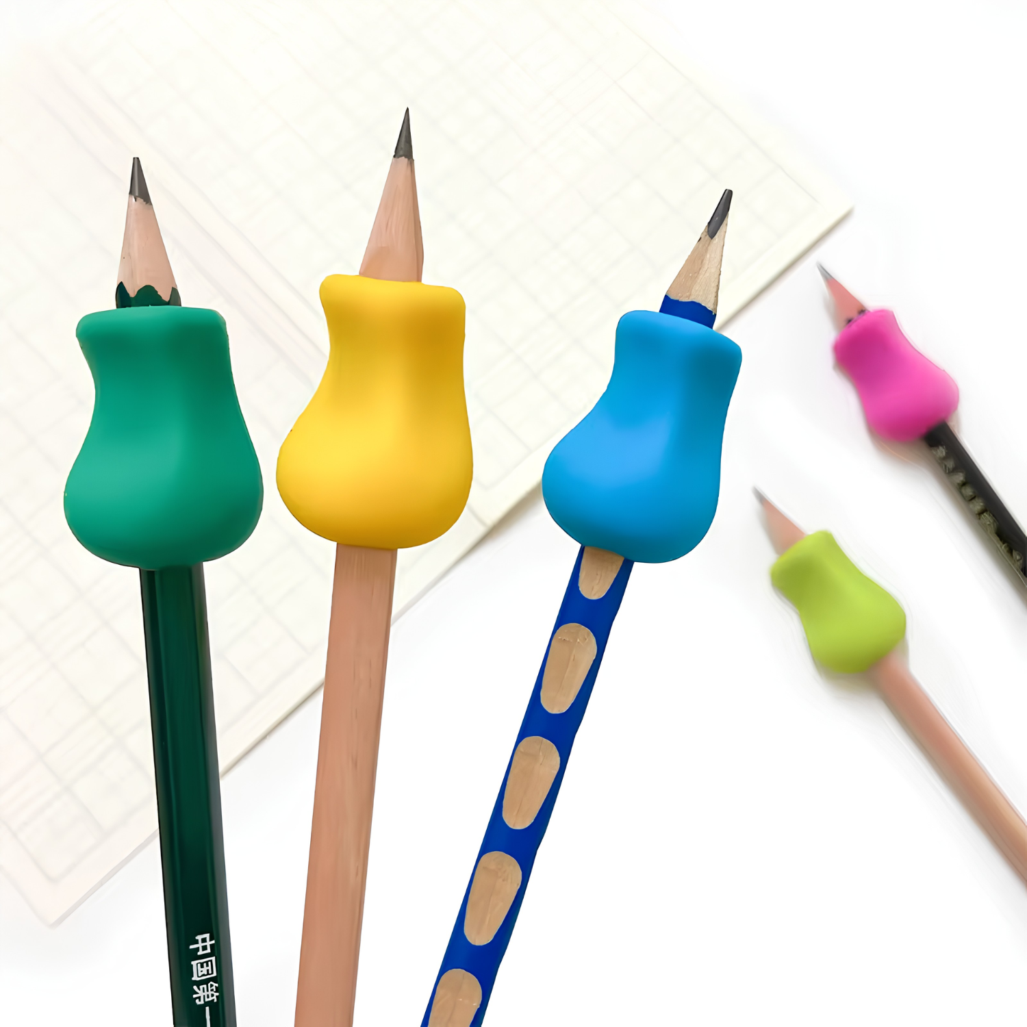 Set 3 Adaptadores Escritura Grip Perita Lápiz 4