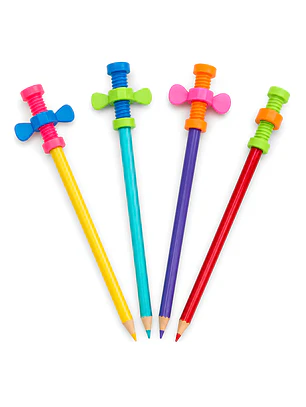 Pack 4 Tuercas Spinner para Lápices Antiestrés