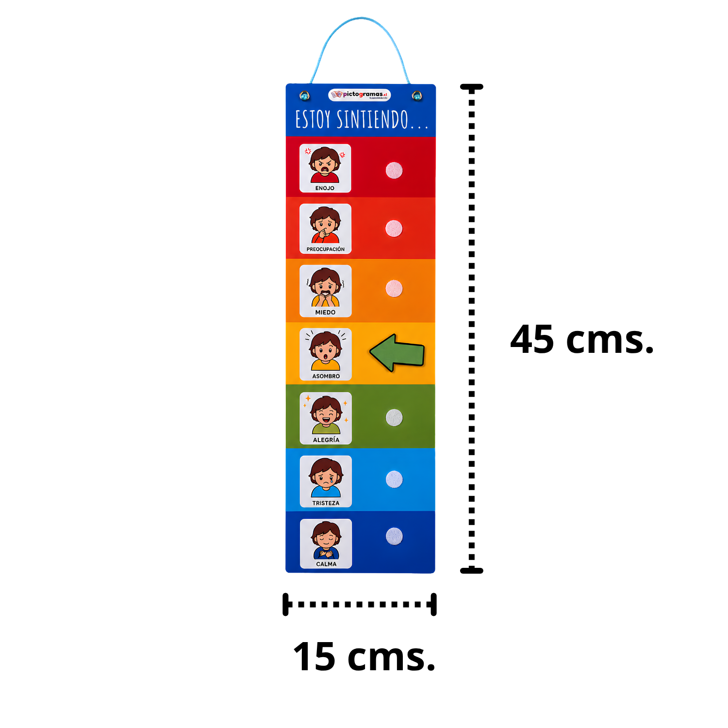Termometro De Emociones Material Autismo Tea 45cm 3