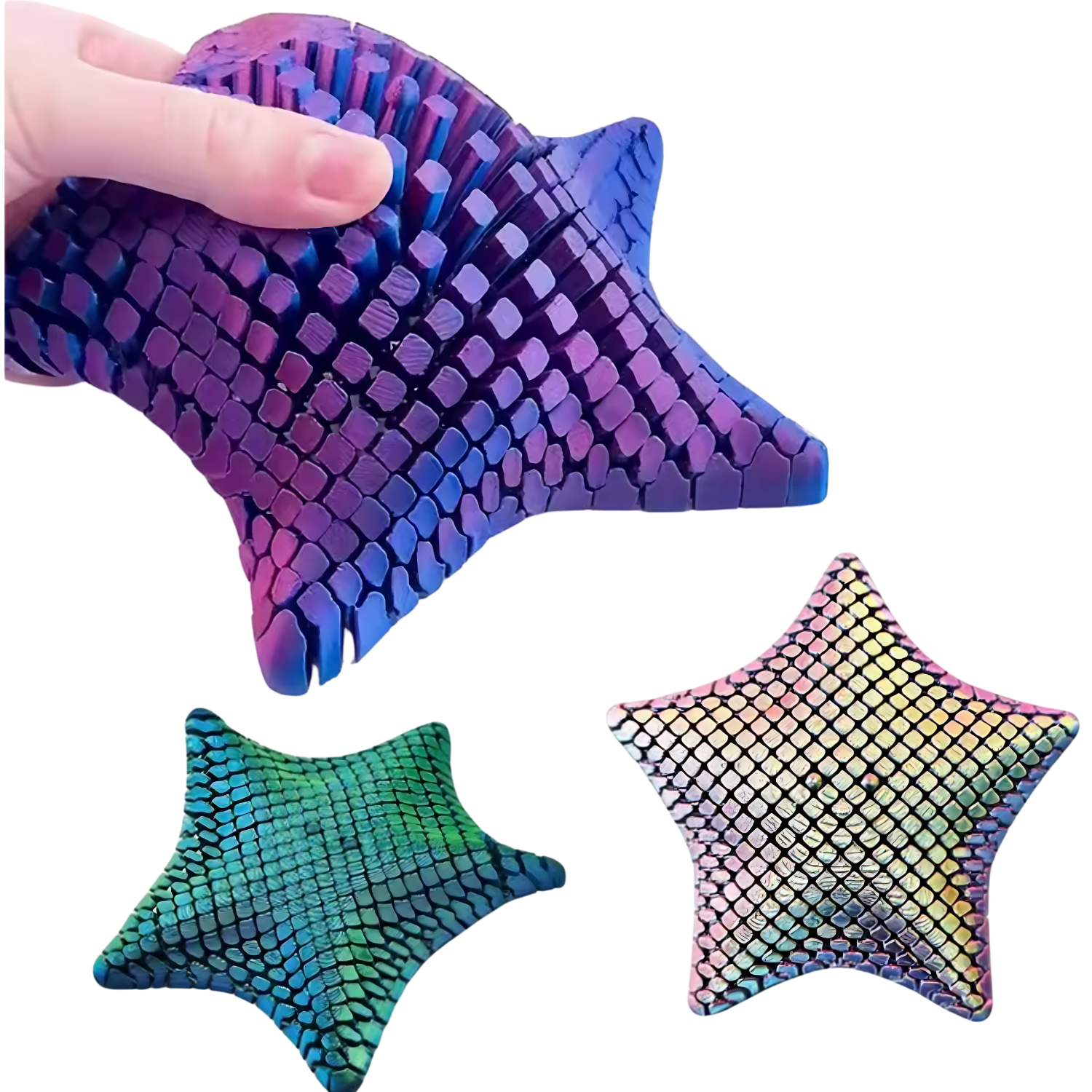 Estrella de Mar Articulada Fidget Sensorial 3D – 12 cm 1
