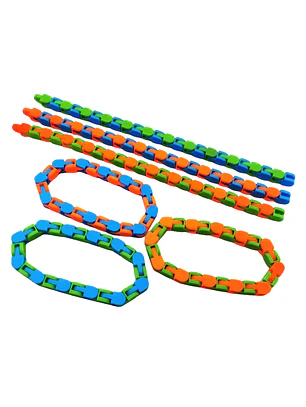 Pack 5 Cadenas Sensoriales de Plástico Fidget