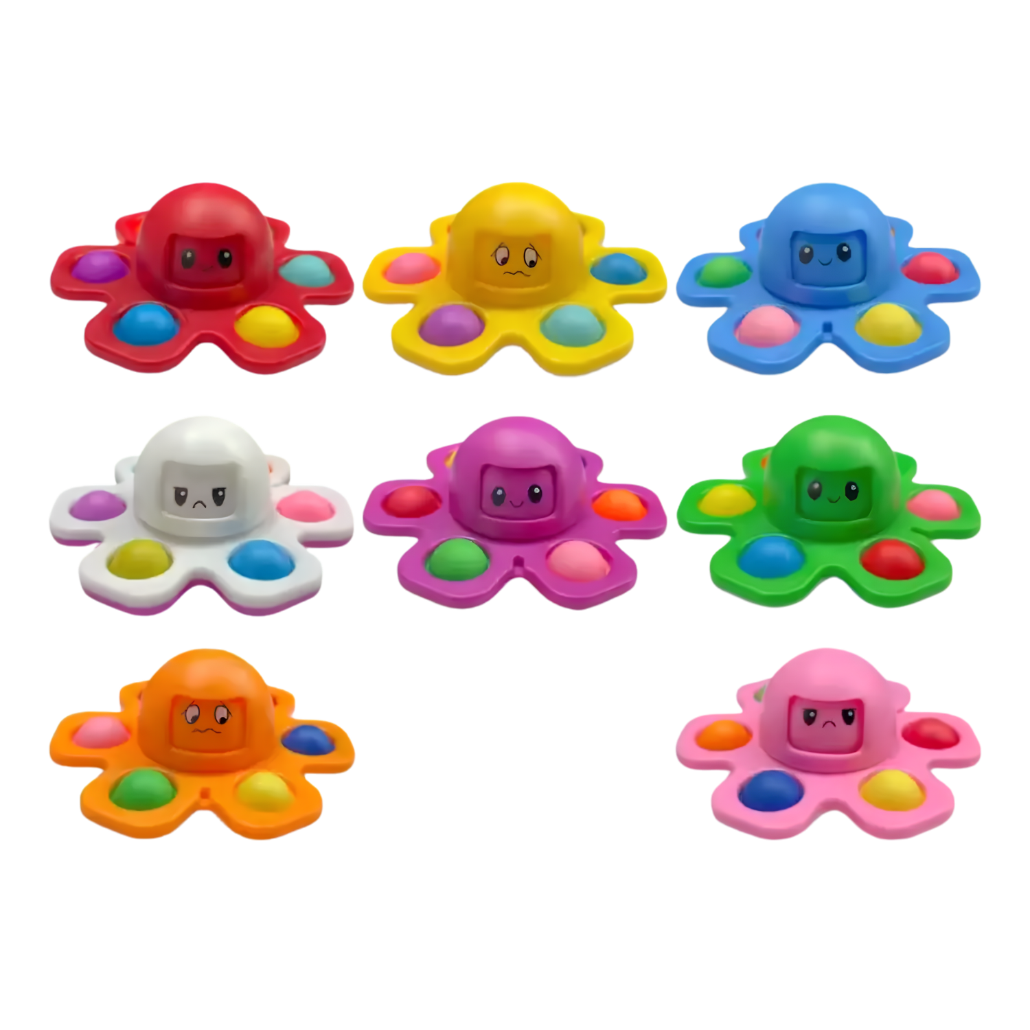 Pulpo Spinner Pop It de Emociones 3