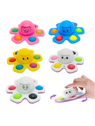 Pulpo Spinner Pop It de Emociones