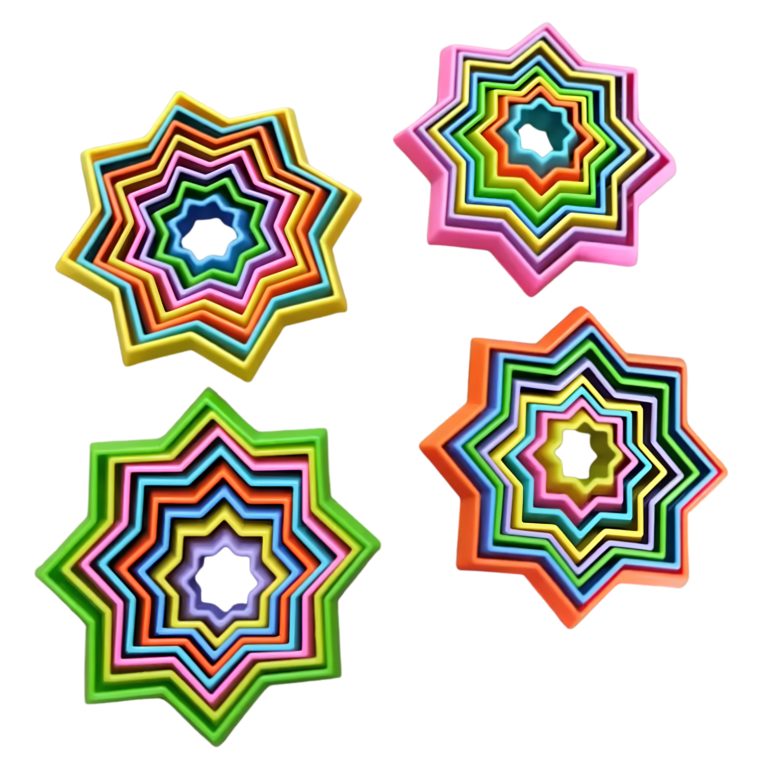 Estrella Mágica 3D Espiral Fidget 2