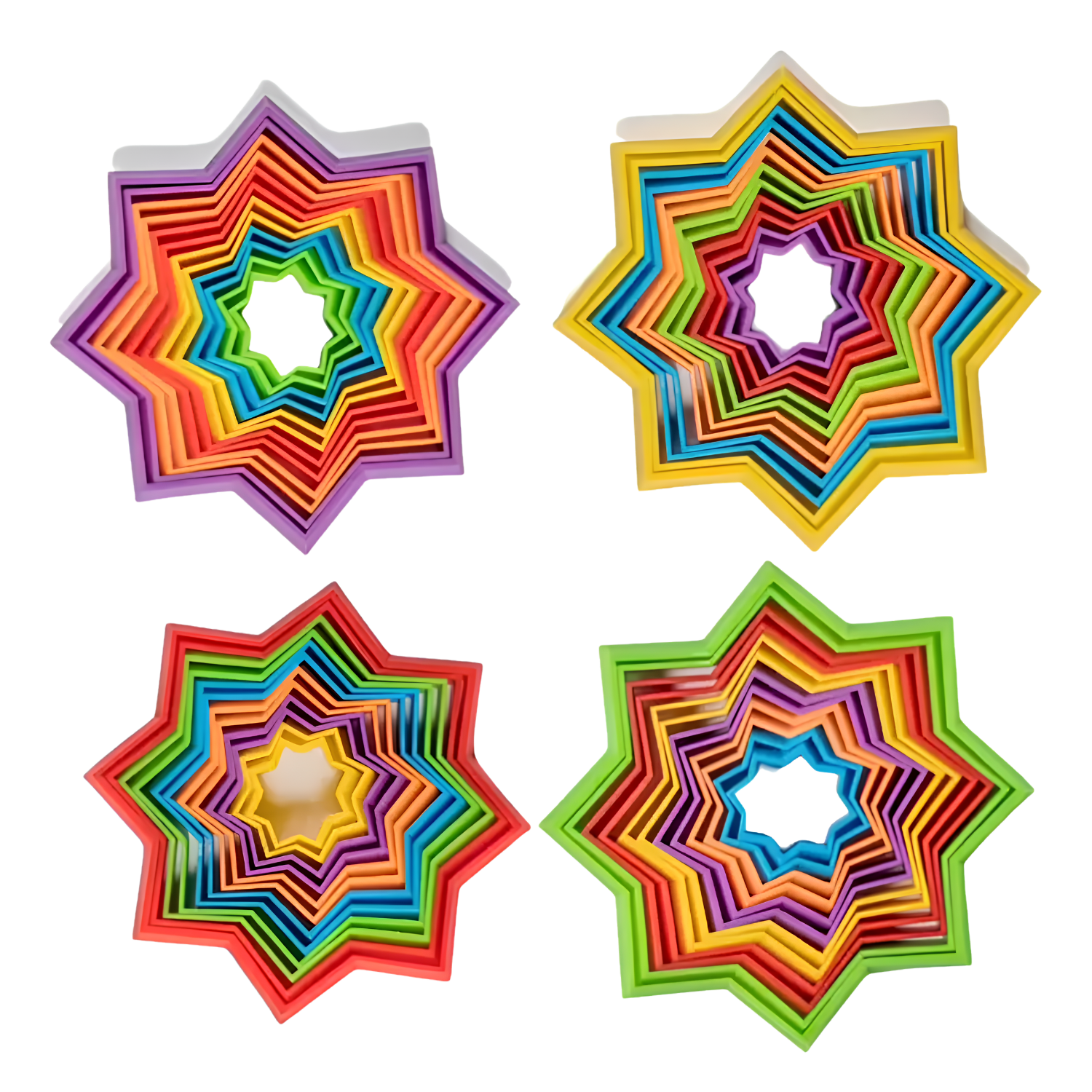 Estrella Mágica 3D Espiral Fidget 3