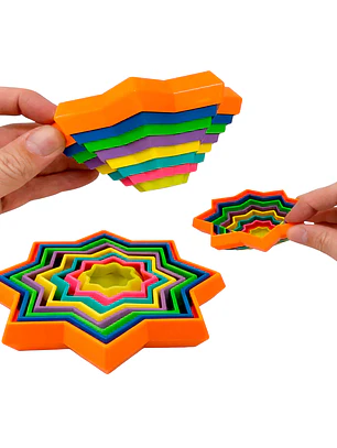 Estrella Mágica 3D Espiral Fidget