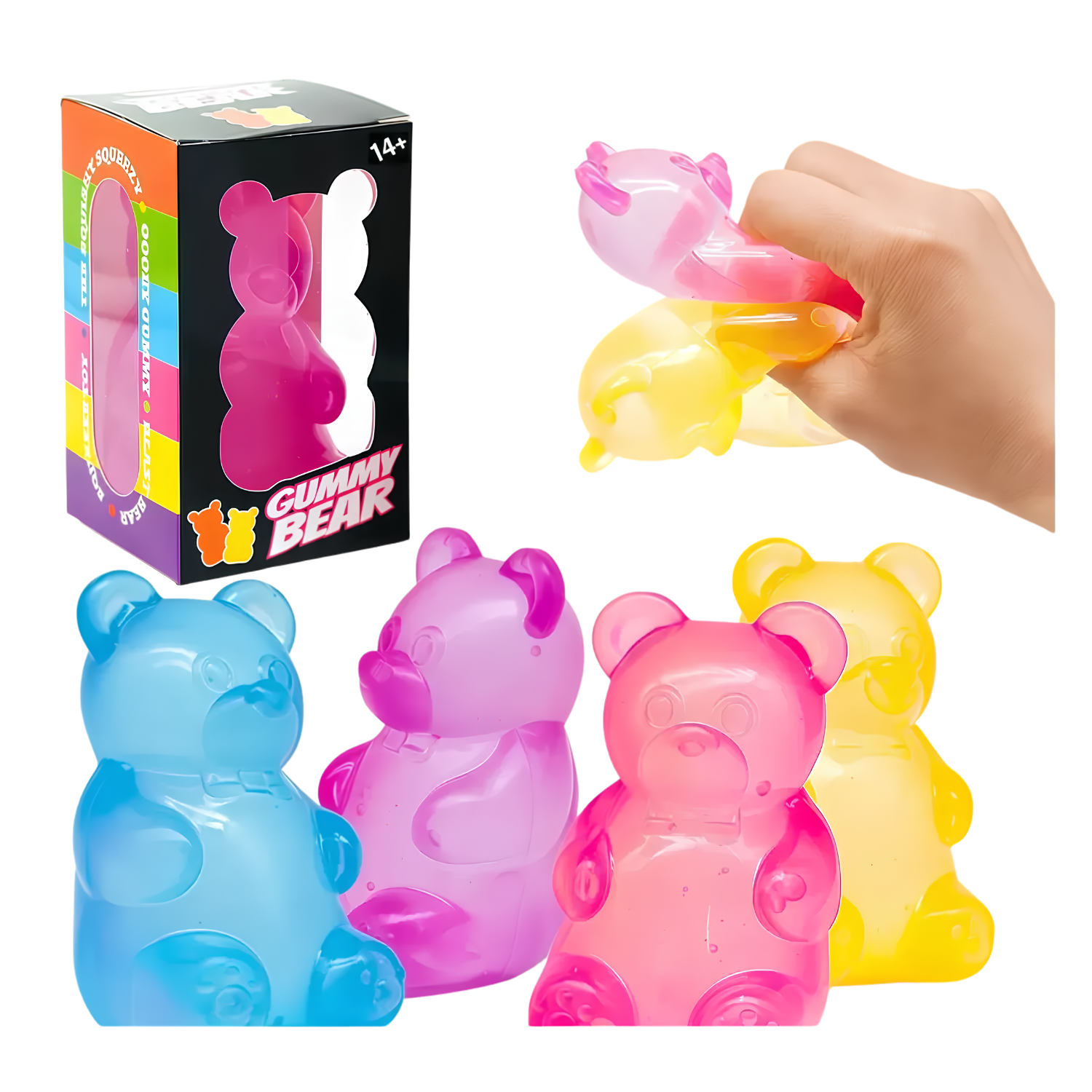 Osito Gomita Ultrasuave Antiestrés Sensorial Squishy 2