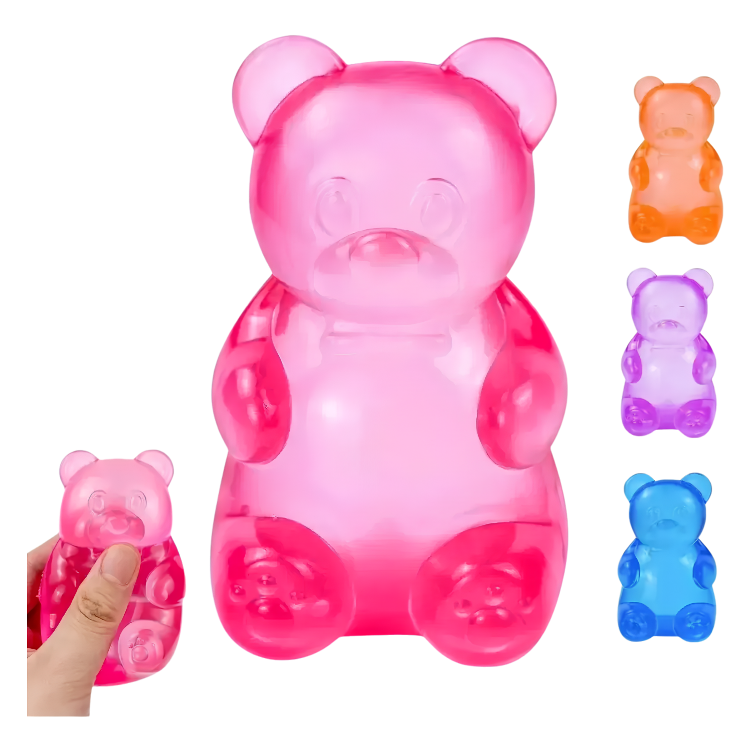 Osito Gomita Ultrasuave Antiestrés Sensorial Squishy 4