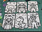 Set cuadros para colorear, escuadron mario - Miniatura 2