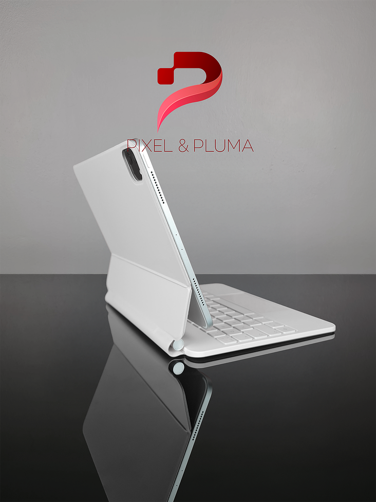 Teclado para iPad Pro 11″ (1ª a 4ª Gen) / iPad Air 10.9″ (4ª y 5ª Gen) / iPad Air 11″ (M2) / iPad Air 11” (M3) – BLANCO 4