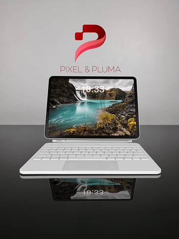 Teclado para iPad Pro 11″ (1ª a 4ª Gen) / iPad Air 10.9″ (4ª y 5ª Gen) / iPad Air 11″ (M2) / iPad Air 11” (M3) – BLANCO 2