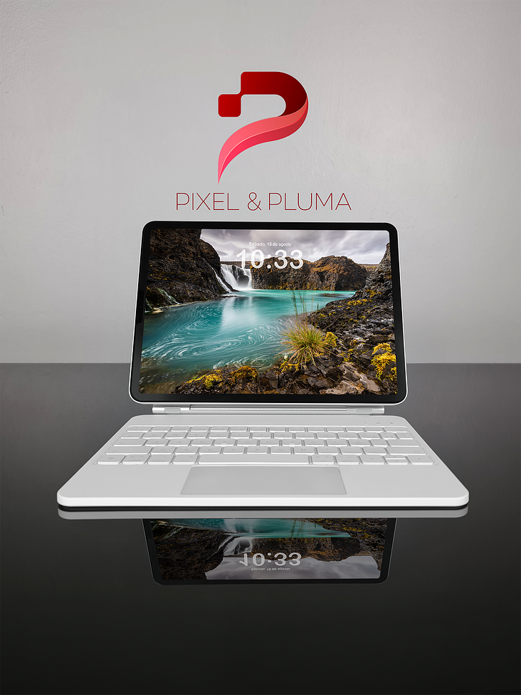 Teclado para iPad Pro 11″ (1ª a 4ª Gen) / iPad Air 10.9″ (4ª y 5ª Gen) / iPad Air 11″ (M2) / iPad Air 11” (M3) – BLANCO 2