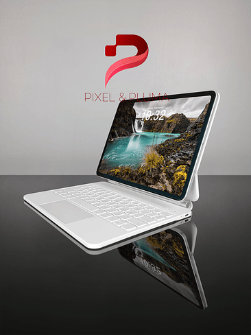 Teclado para iPad Pro 11″ (1ª a 4ª Gen) / iPad Air 10.9″ (4ª y 5ª Gen) / iPad Air 11″ (M2) / iPad Air 11” (M3) – BLANCO 1