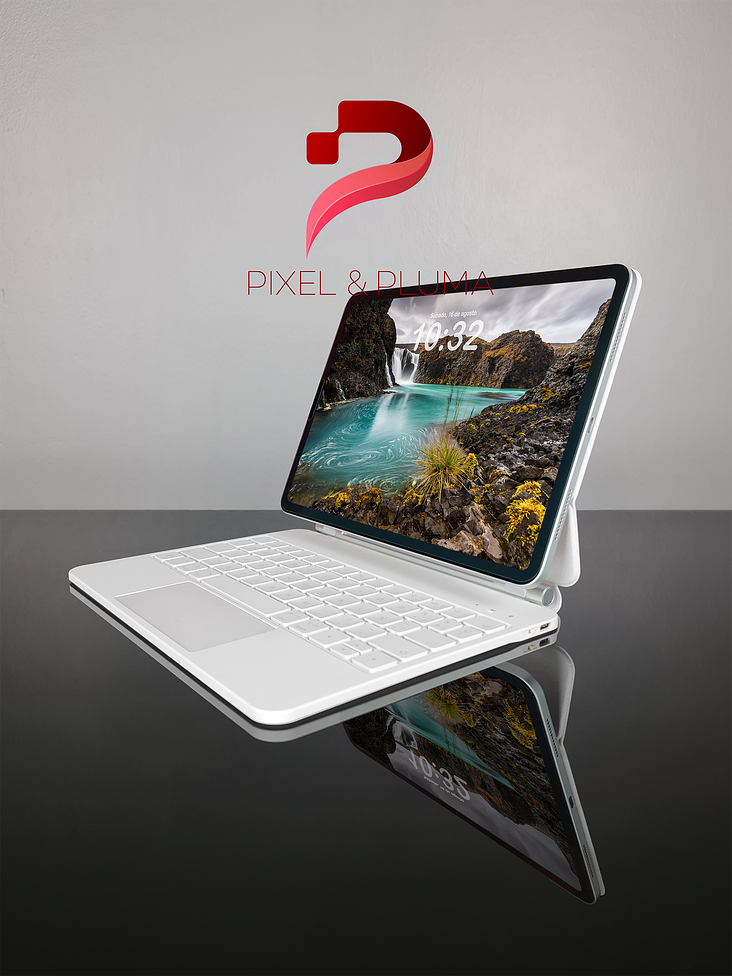 Teclado para iPad Pro 11″ (1ª a 4ª Gen) / iPad Air 10.9″ (4ª y 5ª Gen) / iPad Air 11″ (M2) / iPad Air 11” (M3) – BLANCO 1