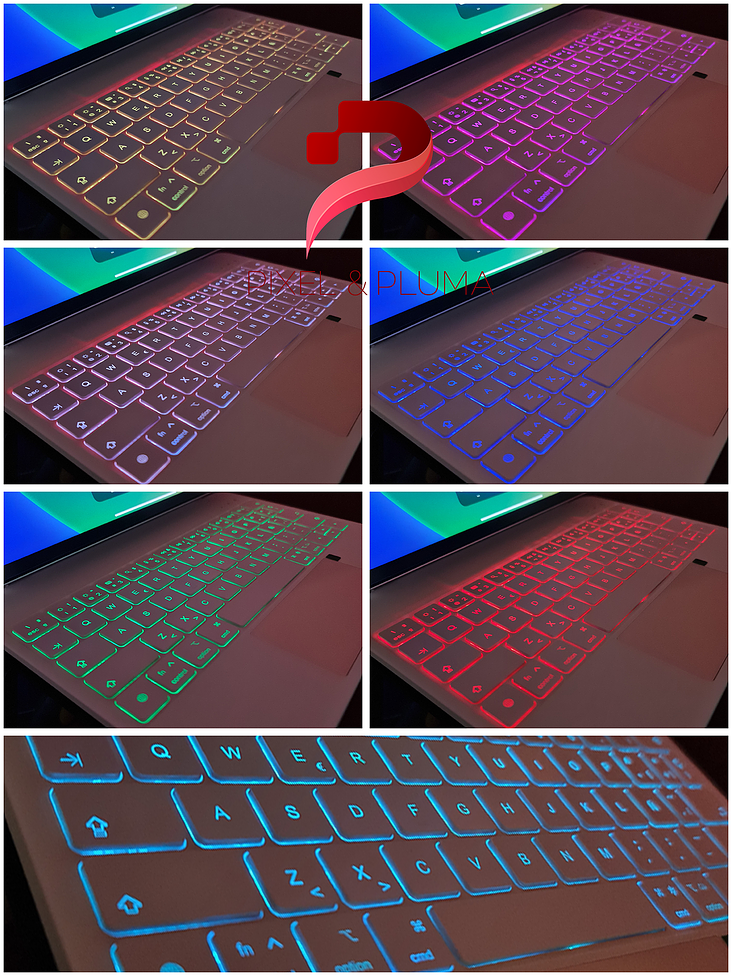 Teclado para iPad Pro 11″ (1ª a 4ª Gen) / iPad Air 10.9″ (4ª y 5ª Gen) / iPad Air 11″ (M2) / iPad Air 11” (M3) – BLANCO 7