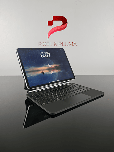 Teclado para iPad Pro 11″ (1ª a 4ª Gen) / iPad Air 10.9″ (4ª y 5ª Gen) / iPad Air 11″ (M2) / iPad Air 11” (M3) – NEGRO 1