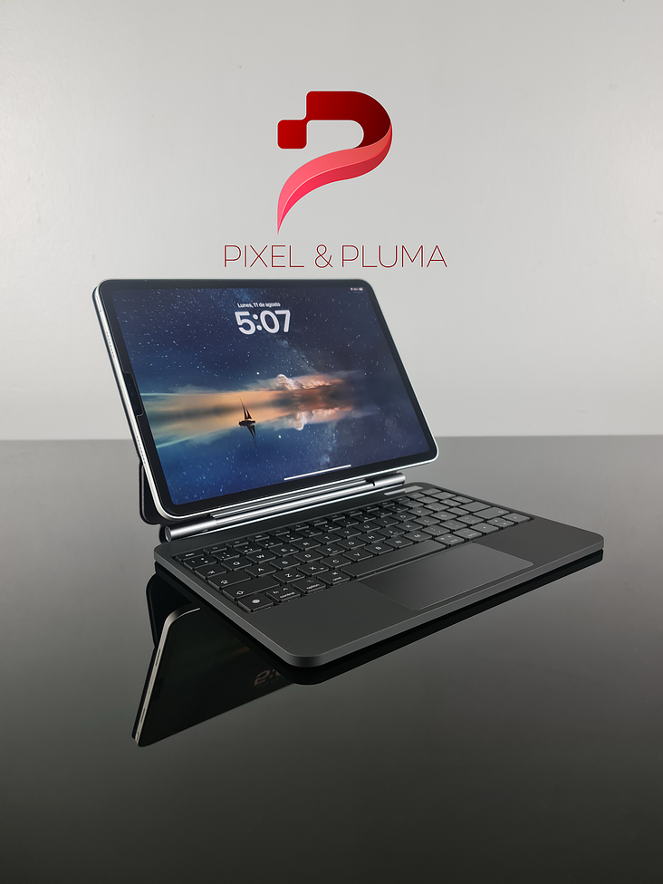 Teclado para iPad Pro 11″ (1ª a 4ª Gen) / iPad Air 10.9″ (4ª y 5ª Gen) / iPad Air 11″ (M2) / iPad Air 11” (M3) – NEGRO 1