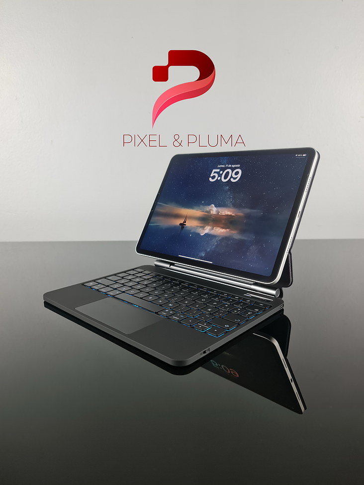 Teclado para iPad Pro 11″ (1ª a 4ª Gen) / iPad Air 10.9″ (4ª y 5ª Gen) / iPad Air 11″ (M2) / iPad Air 11” (M3) – NEGRO 2