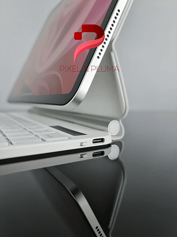 Teclado para iPad Pro 11″ M4 – BLANCO 13