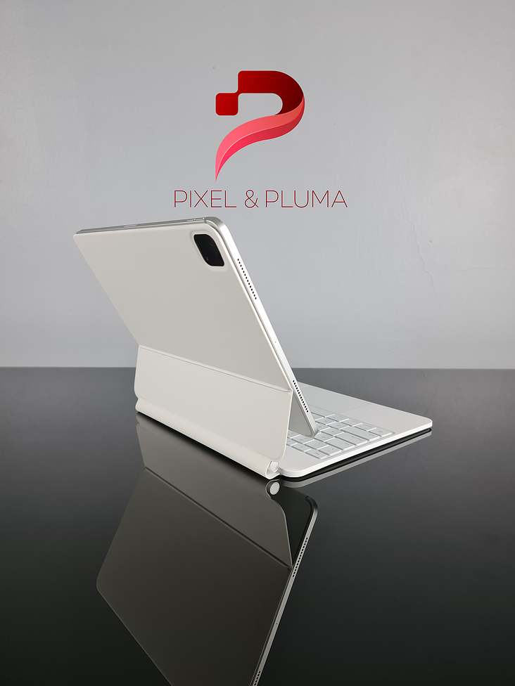 Teclado para iPad Pro 13″ M4 – BLANCO 9