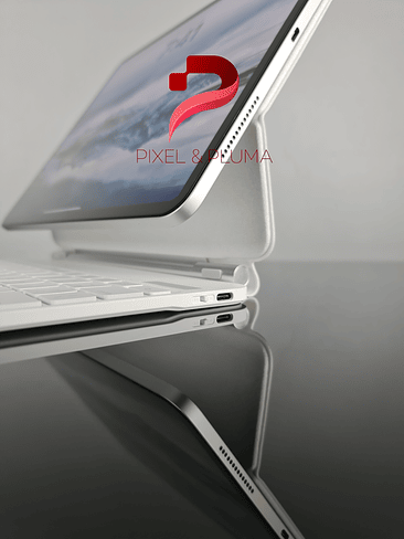 Teclado para iPad Pro 13″ M4 – BLANCO 6