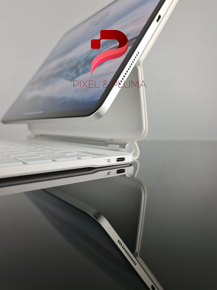 Teclado para iPad Pro 13″ M4 – BLANCO 6