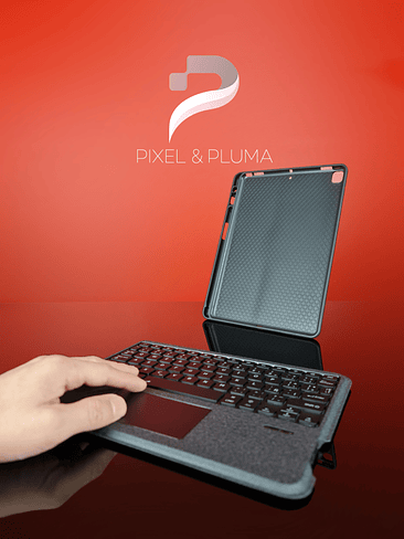 Teclado con Trackpad Desmontable para iPad 7ma, 8av 9na / Ipad Air 3 / iPad Pro 10.5 2