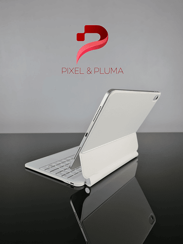 Teclado Premium para iPad 10ª Gen / iPad A16 – BLANCO 10