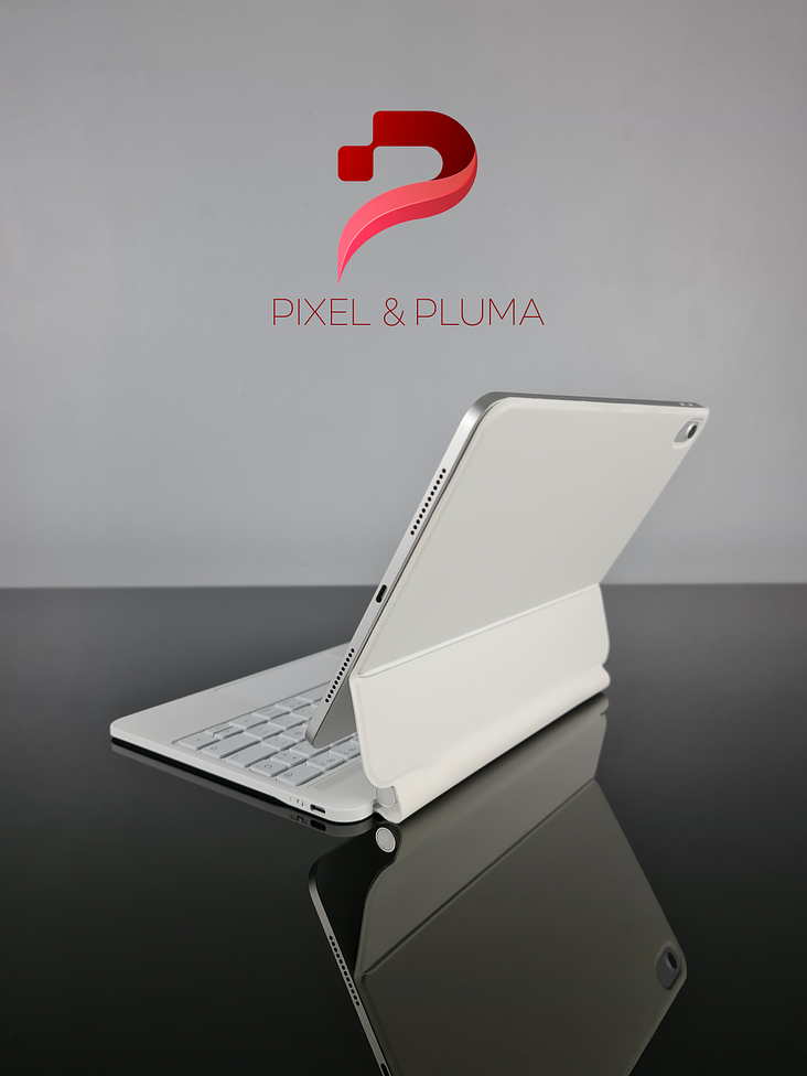 Teclado Premium para iPad 10ª Gen / iPad A16 – BLANCO 10