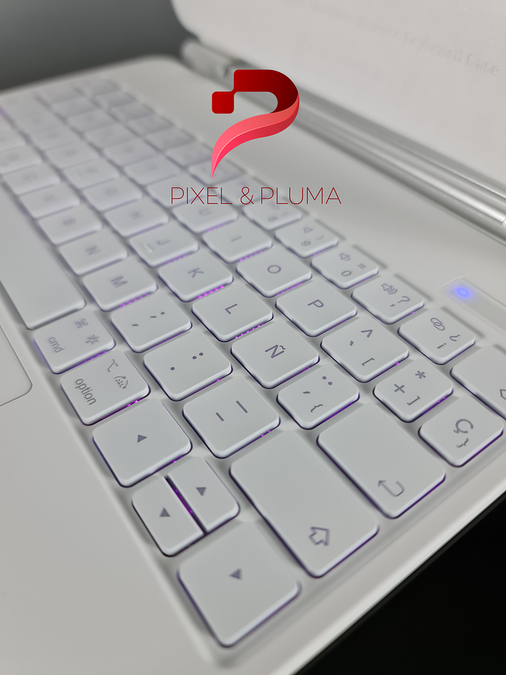 Teclado Premium para iPad 10ª Gen / iPad A16 – BLANCO 8