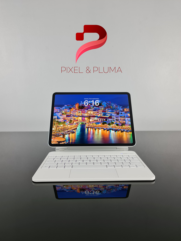 Teclado Premium para iPad 10ª Gen / iPad A16 – BLANCO 3