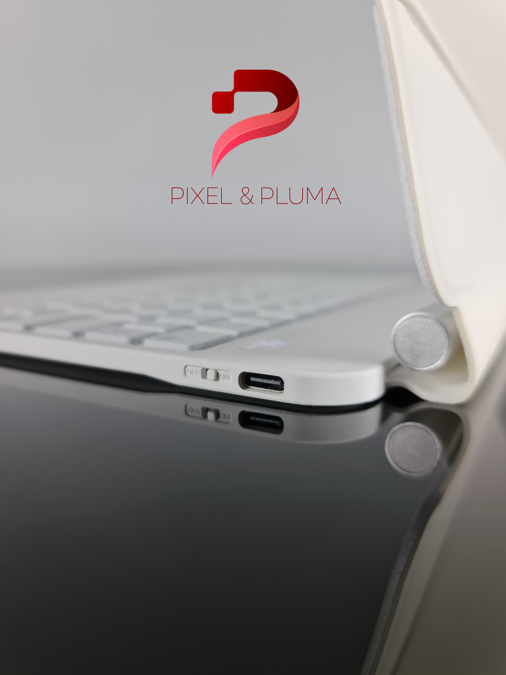 Teclado Premium para iPad 10ª Gen / iPad A16 – BLANCO 9