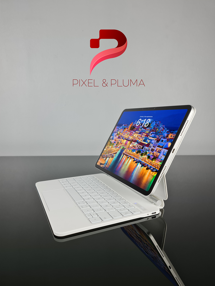 Teclado Premium para iPad 10ª Gen / iPad A16 – BLANCO 1