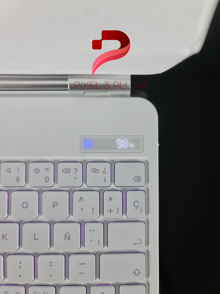 Teclado Premium para iPad 10ª Gen / iPad A16 – BLANCO 6