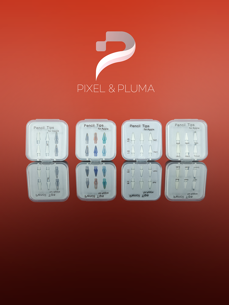 Puntas para Apple Pencil (Set de 6 unidades) – Compatibles con todas las generaciones 1