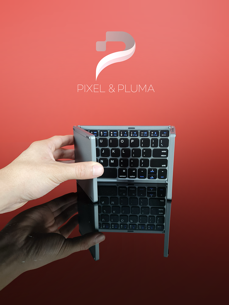 Teclado Plegable con Trackpad y Bluetooth (3 Perfiles) 2