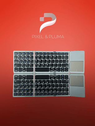 Teclado Plegable con Trackpad y Bluetooth (3 Perfiles)