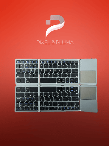 Teclado Plegable con Trackpad y Bluetooth (3 Perfiles) 1