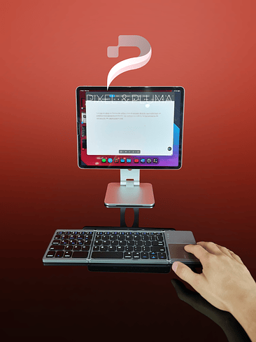 Teclado Plegable con Trackpad y Bluetooth (3 Perfiles) 7