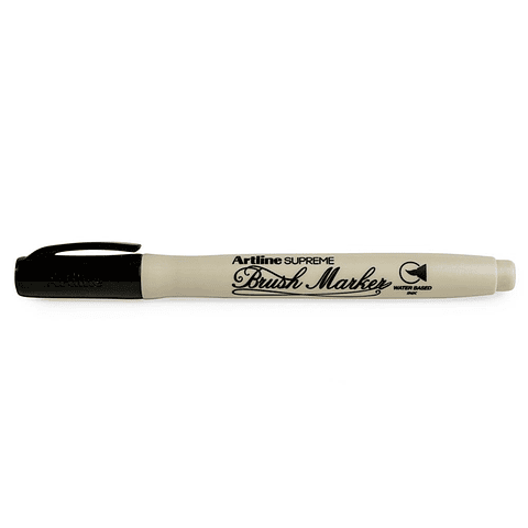 Artline - Brush Marker Negro