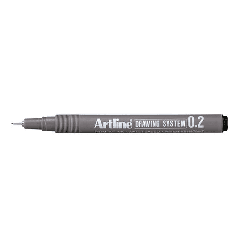 Artline - Lápiz Tiralínea Negro 0.2 mm