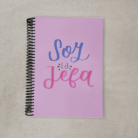 Cuaderno A5 Colección Frases - Soy la Jefa