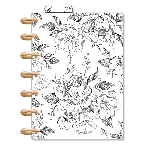 Planner Cora Mini - Flower White