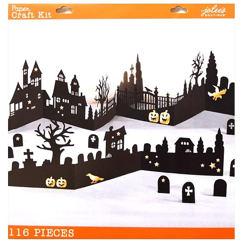 Paper Craft Kit - Halloween 3D Silhouette Decor Kit