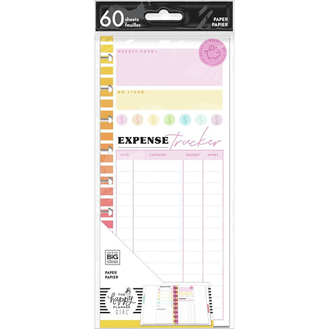 Savvy Saver Classic Half Sheet Filler Paper - Budget Tracker