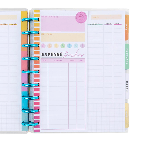 Happy Planner - Savvy Saver Classic Repuesto - Finanzas