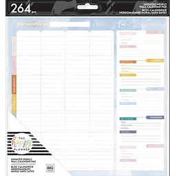 Happy Planner - Weekly Family Schedule Wall Calendar