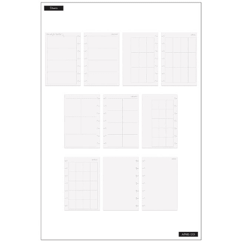 Mini Clear Sticker Planning Guide